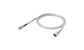 Omron XS5F-D421-L80-F, 4 way M12 to Unterminated Sensor Actuator Cable, 20m
