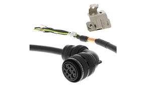 Omron R88A-CA1E010BF-E, Cable for Use with 1S series, 10m Length, 3 kW, 3-Phase, 400 V