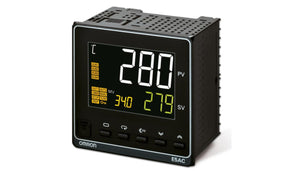 Omron E5AC-PR4A5M-000, E5AC Panel Mount PID Temperature Controller, 96 x 96mm 2 Input, 4 Output Position-proportional <BR/>relay output,