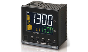 Omron E5AC-TQX4A5M-008, E5AC Panel Mount PID Temperature Controller, 96 x 96mm 2 Input, 4 Output Relay, 100 → 240 V ac Supply Voltage