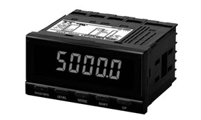Omron K3MA-J 100-240VAC, K3MA Negative LCD (backlit LED) Display 7-Segment Digital Digital Panel Multi-Function Meter, 14.2mm x