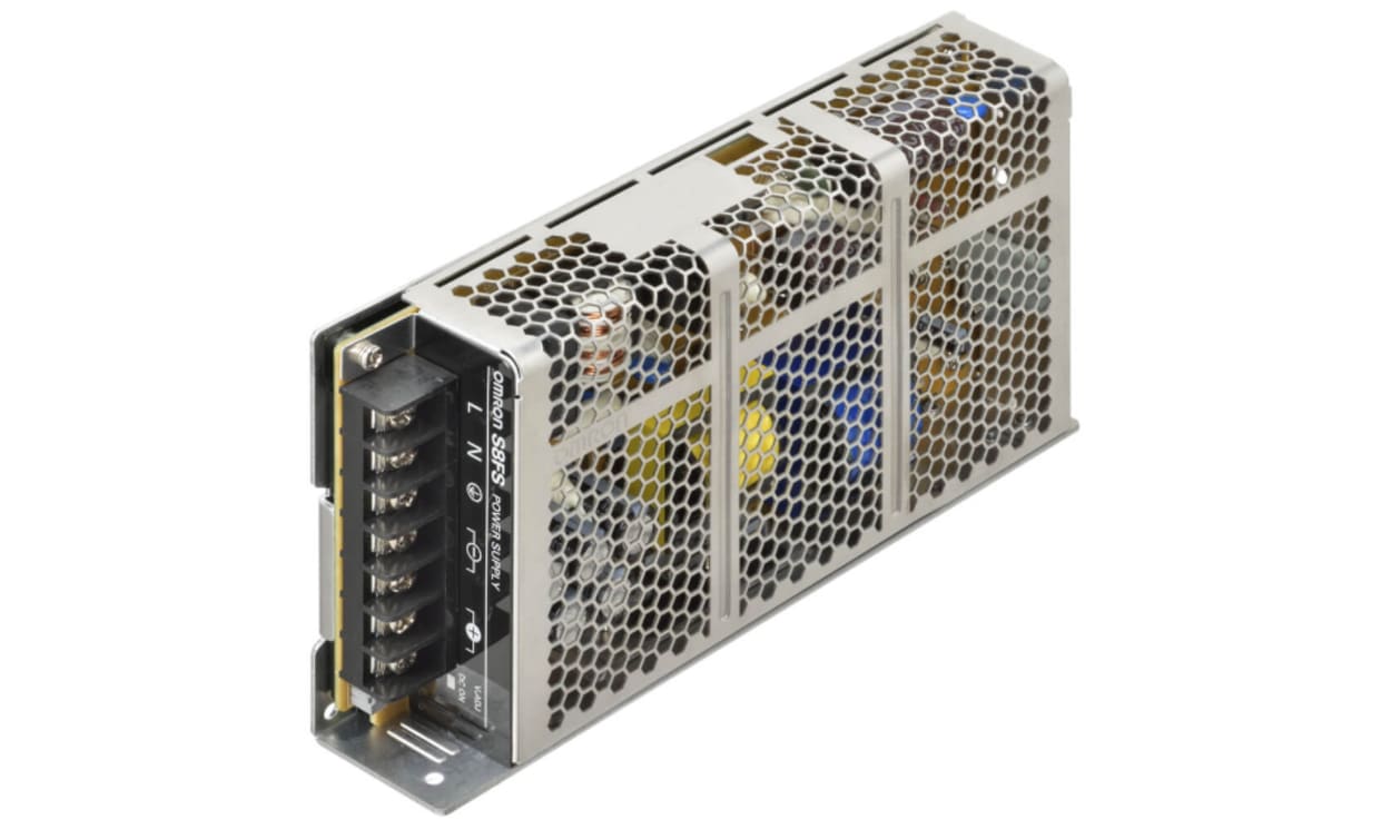 Omron S8FS-C15012J, Switching Power Supply, , 12V dc, 12.5A, 150W, 1 Output, 100 → 240V ac Input Voltage