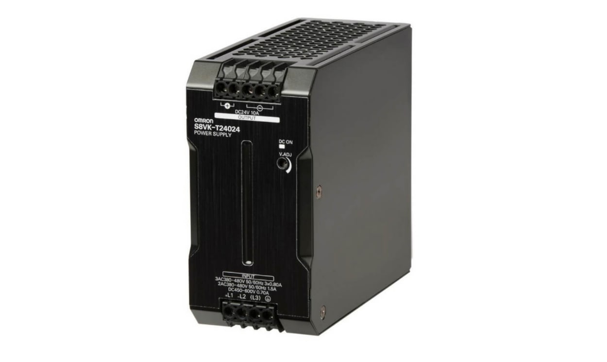 Omron S8VK-T24024-400, Switching Power Supply, , 24V dc, 10A, 240W, 480V ac Input Voltage