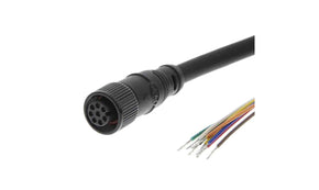Omron D40ML-CBL-M12-5M, Female 8 way M12 to Unterminated Sensor Actuator Cable, 5m