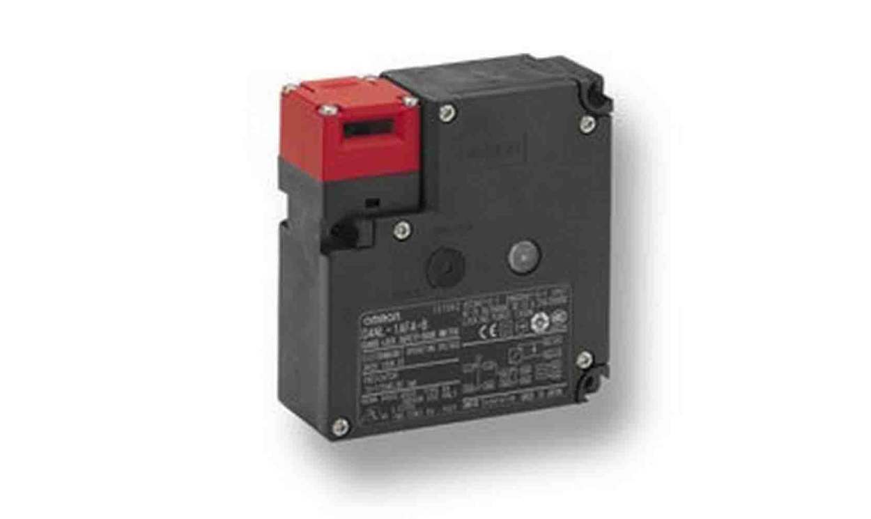 Omron D4NL-4HFG-B, D4NL Series Solenoid Interlock Switch, Power to Lock, 24V dc, 2NC/3NC