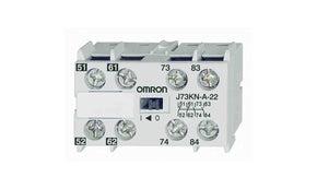 Omron J73KN-A-22, Auxiliary Contact Block, 4 Contact, 2NC + 2NO J73KN