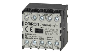 Omron J7KNU-05-10 48, Contactor, 48 VAC Coil, 3-Pole, 5 A, 2.2 kW, 3NC + 1NO