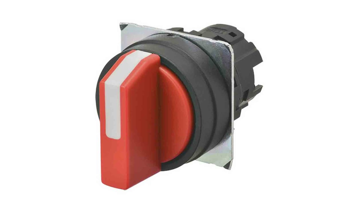 Omron A22NZ-3BB-NRA, A22NS Series 3 Position Selector Switch Head, 22mm Cutout