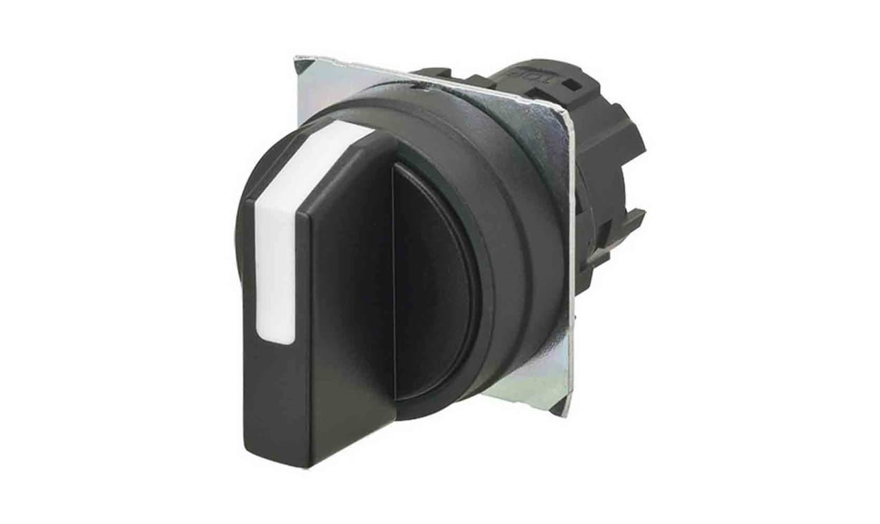 Omron A22NZ-3BM-NBA, A22NS Series 3 Position Selector Switch Head, 22mm Cutout