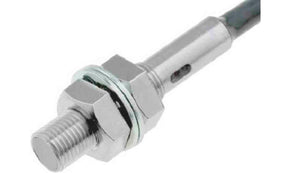 Omron E2E-X2D1-M1GJ 0.3M, Inductive Threaded Barrel Proximity Sensor, M8, 2 mm Detection, 2-Wire NO, 10 → 30 V dc