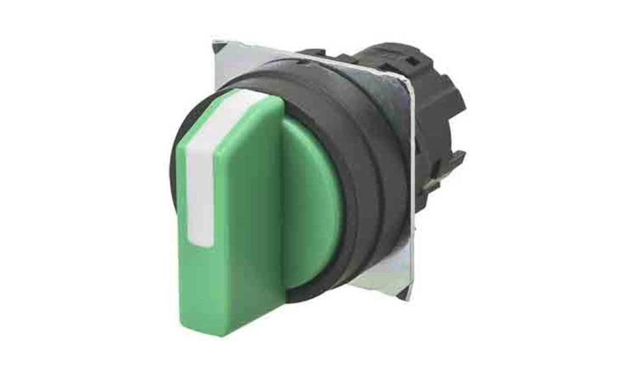 Omron A22NZ-3BM-NGA, A22NZ Series 3 Position Selector Switch Head, 22mm Cutout