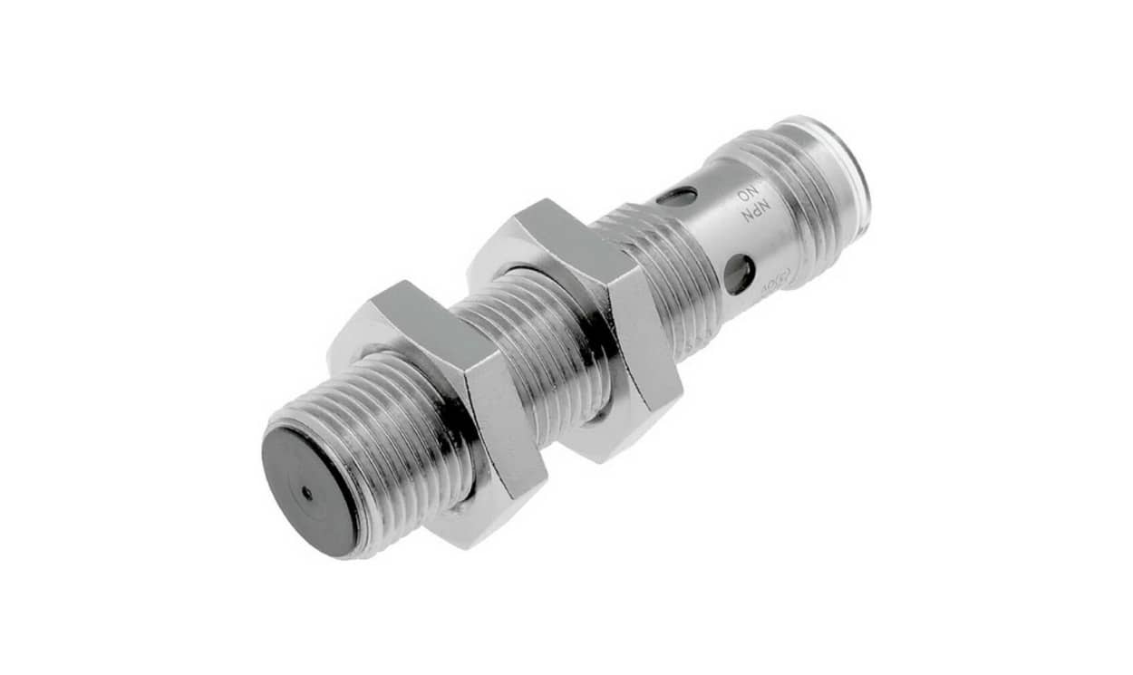 Omron E2A-S12KS04-M1-B2, Inductive Threaded Barrel Proximity Sensor, M12, 4 mm Detection, PNP NC, 12 → 24 V dc - generaltechuae