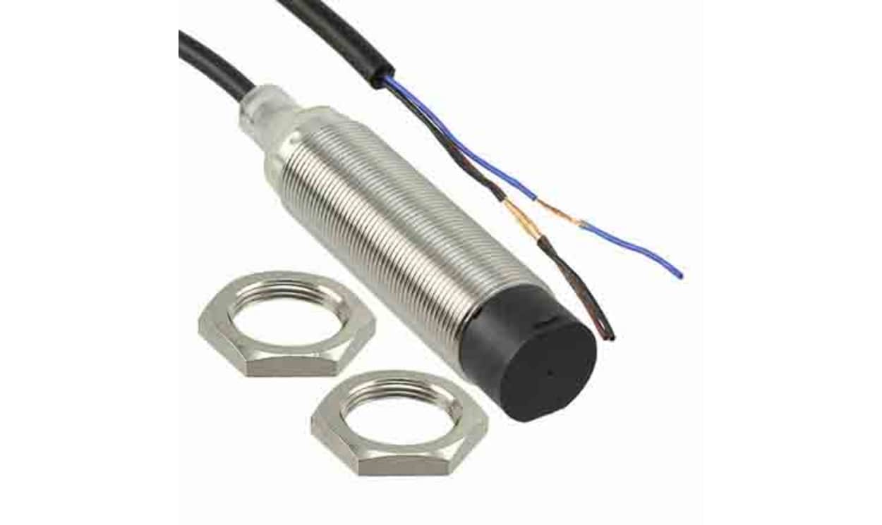 Omron E2B-M18LN16-WP-B1 2M, Inductive Threaded Barrel Proximity Sensor, M18, 16 mm Detection, PNP NO, 10 → 30 V dc - generaltechuae