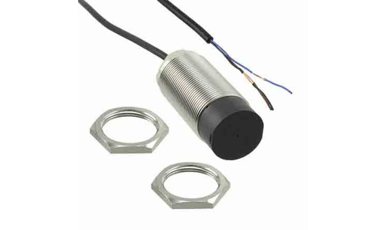 Omron E2B-M30KN20-WP-C1 2M, Inductive Threaded Barrel Proximity Sensor, M30, 20 mm Detection, NPN NO, 10 → 30 V dc - generaltechuae