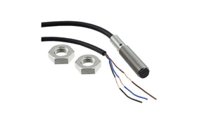 Omron E2B-S08KN02-WP-B1 2M, Inductive Threaded Barrel Proximity Sensor, M8, 2 mm Detection, PNP NO, 10 → 30 V dc
