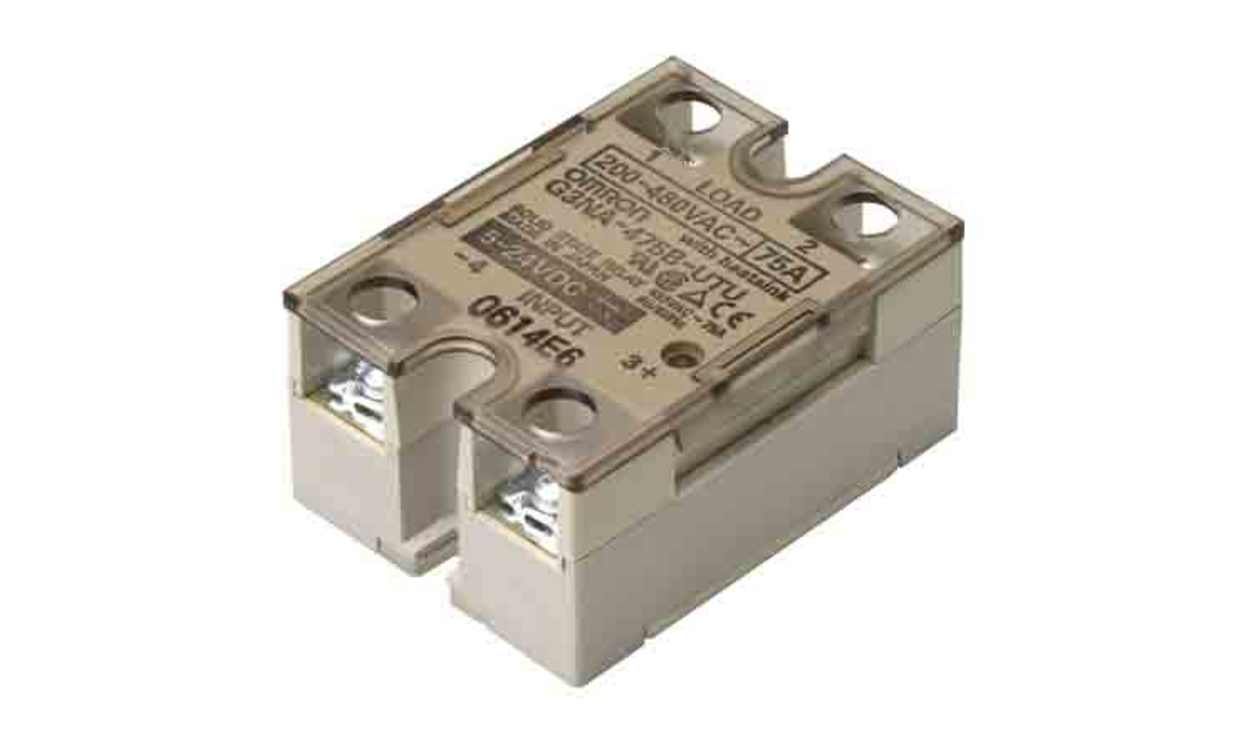 Omron G3NA-475B-UTU-2 5-24VDC, G3NA Series Solid State Relay, 75 A Load, 480 V ac Load