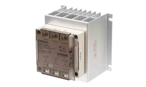 Omron G3PE-525B-3 12-24VDC, G3PE Series Solid State Relay 3 Phase, 25 A Load, 480 V ac Load
