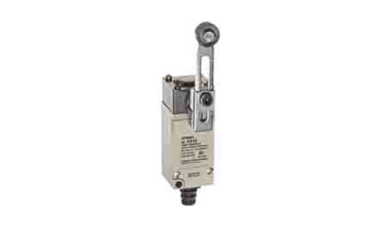 Omron HL-5030G, HL-5000 Series Adjustable Roller Lever Limit Switch, 1NC/1NO, IP65, 250V ac Max, 5A Max