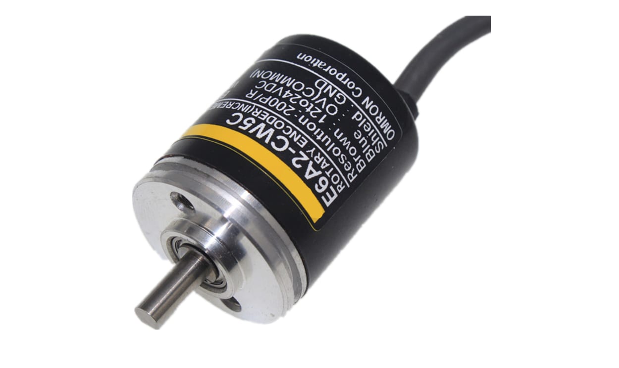 Omron E6A2-CWZ5C 200P/R 0.5M, Incremental Incremental Encoder, 200 ppr, NPN Open Collector Signal, Radial, Thrust Type - generaltechuae