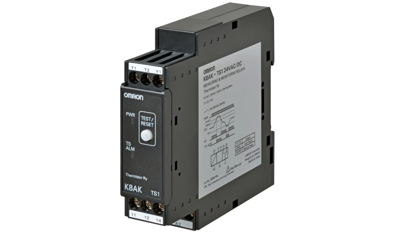 Omron K8AK-TS1 24VAC/DC, Temperature Monitoring Relay, SPDT - generaltechuae