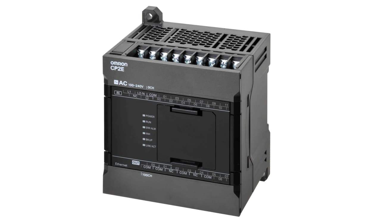 Omron CP2E-N14DR-D, CP2E Series PLC CPU, PNP/NPN Input - generaltechuae