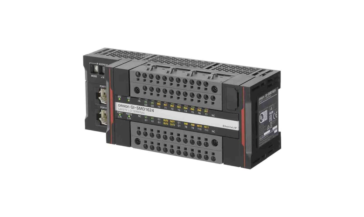Omron GI-SMD1624, GI-SMD Series Input/Output Module, 12 Inputs, 4 Outputs, 24 V - generaltechuae