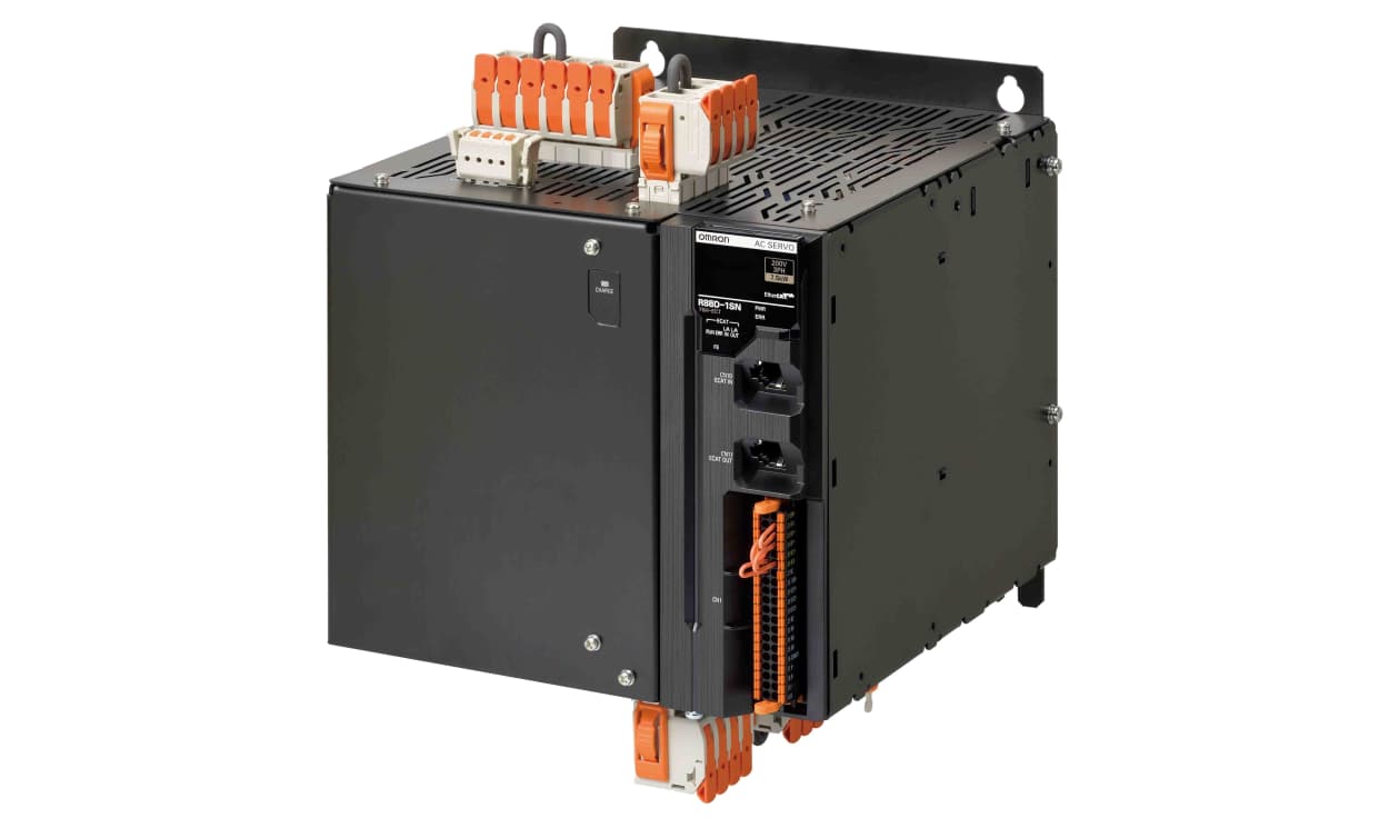 Omron R88D-1SN75F-ECT, 7.5 kW Servo Drive, 24 V, 3 Phase, 30 A, 400 V - generaltechuae