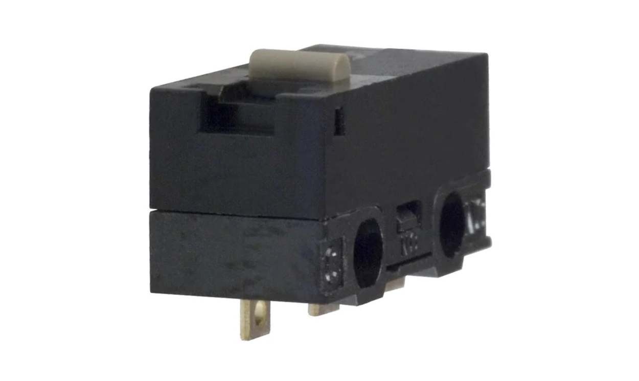 Omron D2F-01F, Pin Plunger Subminiature Micro Switch, Through Hole Terminal, 100 mA, SPDT, IP40