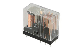 Omron G2R-2 DC48, PCB Mount Non-Latching Relay, 48V dc Coil, 3A Switching Current, DPDT