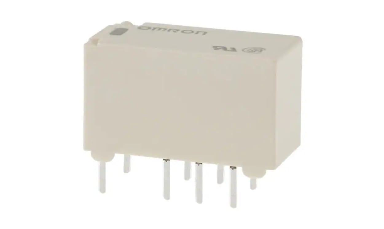 Omron G6S-2 DC12, PCB Mount Signal Relay, 12V dc Coil, 2A Switching Current, DPDT