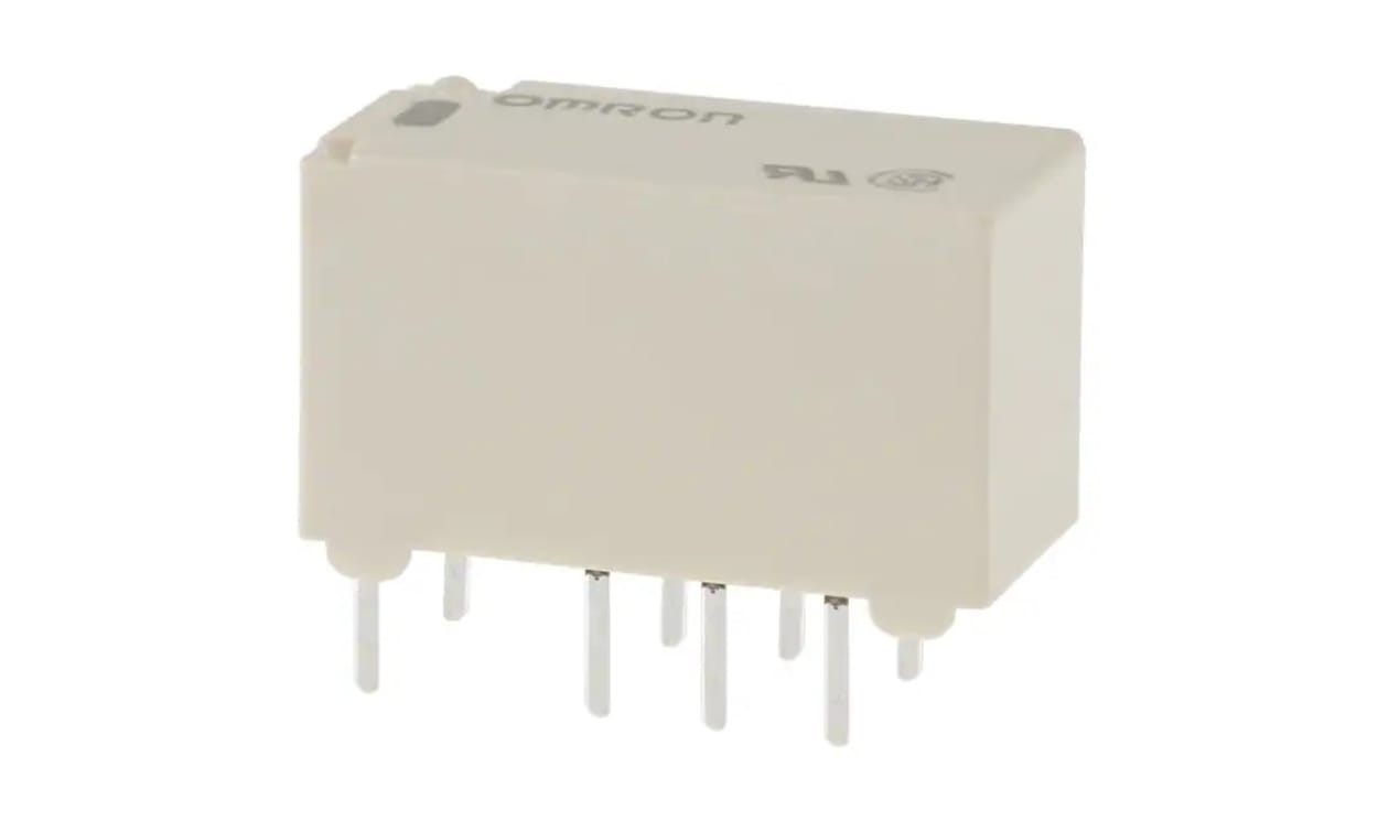 Omron G6S-2-Y DC24, PCB Mount Signal Relay, 24V dc Coil, 2A Switching Current, DPDT
