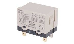 Omron G7L-2A-T DC24, Panel Mount Non-Latching Relay, 24V dc Coil, 25A Switching Current, DPST