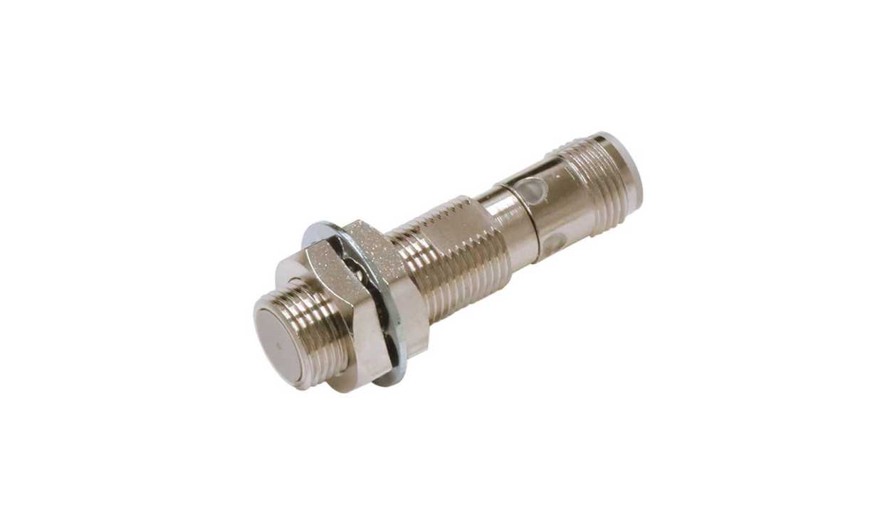 Omron E2E-X4B3D12-M1, Inductive Threaded Barrel Proximity Sensor, M12, 4 mm Detection, PNP NO+NC, 10 → 30 V dc - generaltechuae