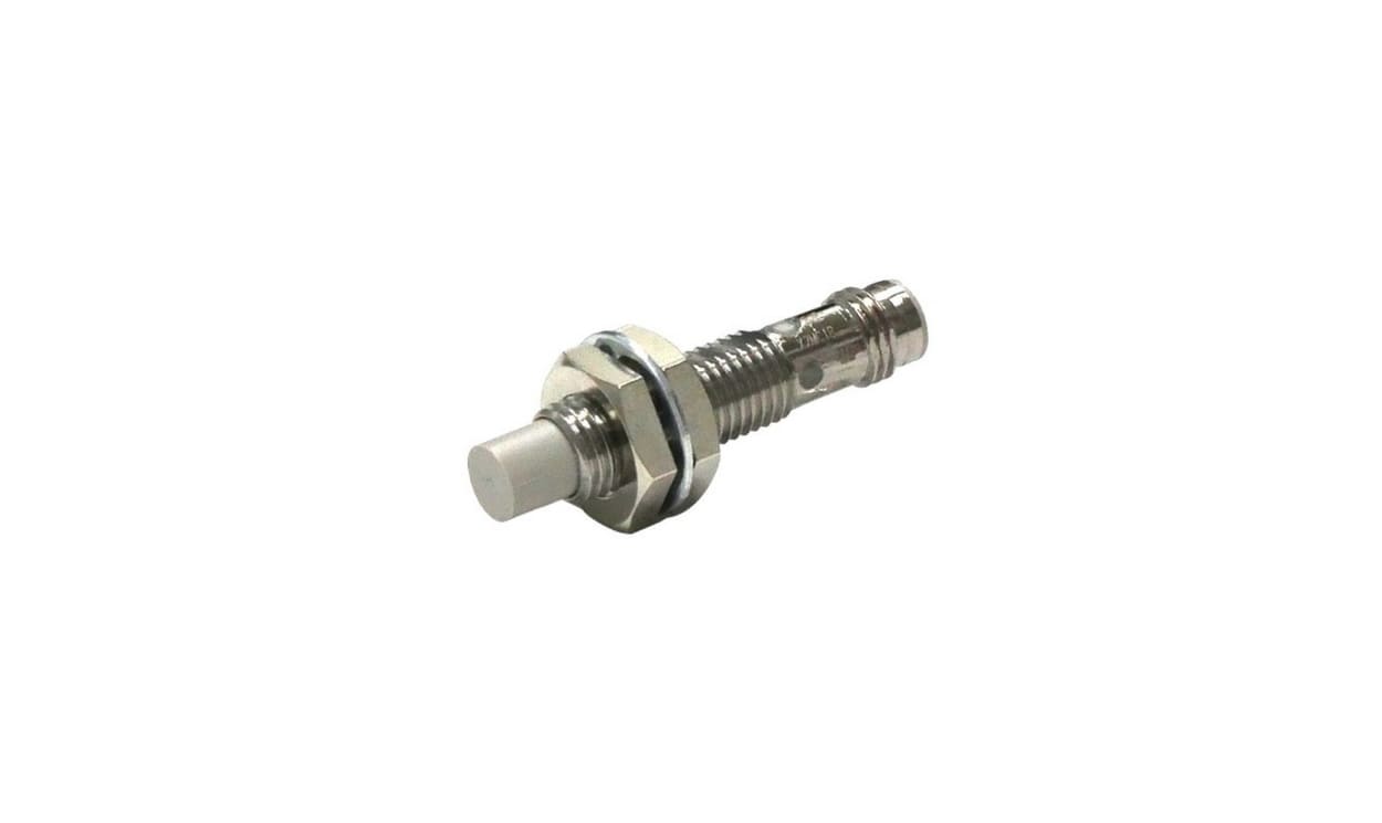 Omron E2E-X4MB1T8-M5, Inductive Threaded Barrel Proximity Sensor, M8, 4 mm Detection, PNP NC, 10 → 30 V dc - generaltechuae