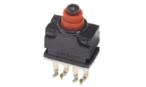 Omron D2GW-A02F, Pin Plunger Subminiature Micro Switch, Quick Connect Terminal, 1 mA, SPST, IP67