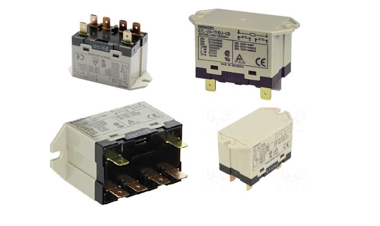 Omron G7L-2A-TUB DC24, PCB Mount Relay, 24V dc Coil, DPST