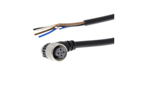 Omron XS2F-E422-G80-E, Right Angle Female M12 to Unterminated Sensor Actuator Cable, 5m