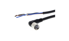 Omron XS3F-M322-305-R, Right Angle Female M8 to Unterminated Sensor Actuator Cable, 5m