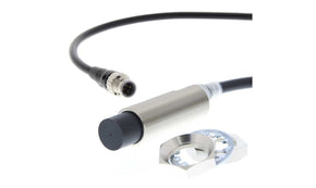 Omron E2E-X20MD1L18-M1TGJ-T 0.3M, Inductive Threaded Barrel Proximity Sensor, M18, 20 mm Detection, 2-Wire NO, 10 → 30 V dc