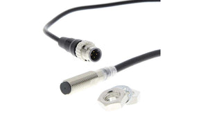 Omron E2E-X3D18-M1TGJ 0.3M, Inductive Threaded Barrel Proximity Sensor, M8, 3 mm Detection, 2-Wire NO, 10 → 30 V dc