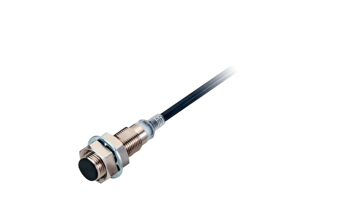 Omron E2E-X7D212 2M, Inductive Threaded Barrel Proximity Sensor, M12, 7 mm Detection, 2-Wire NC, 10 → 30 V dc