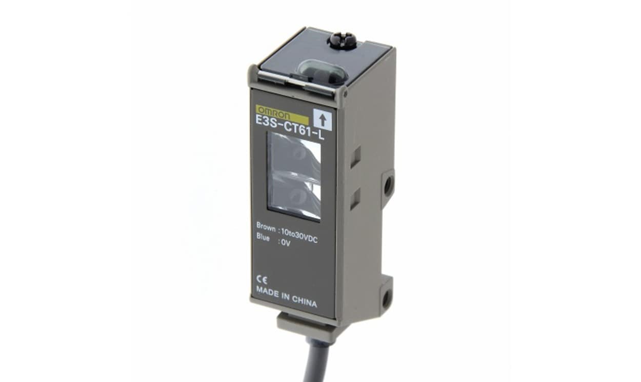 Omron E3S-CT61-L 5M, Through Beam Photoelectric Sensor, Block Sensor, 12000 mm Detection Range