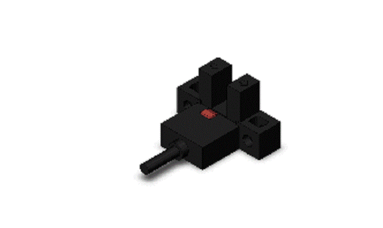 Omron EE-SX671P-WR 1M, Through Beam Photoelectric Sensor, Slot Sensor, 5 mm Detection Range