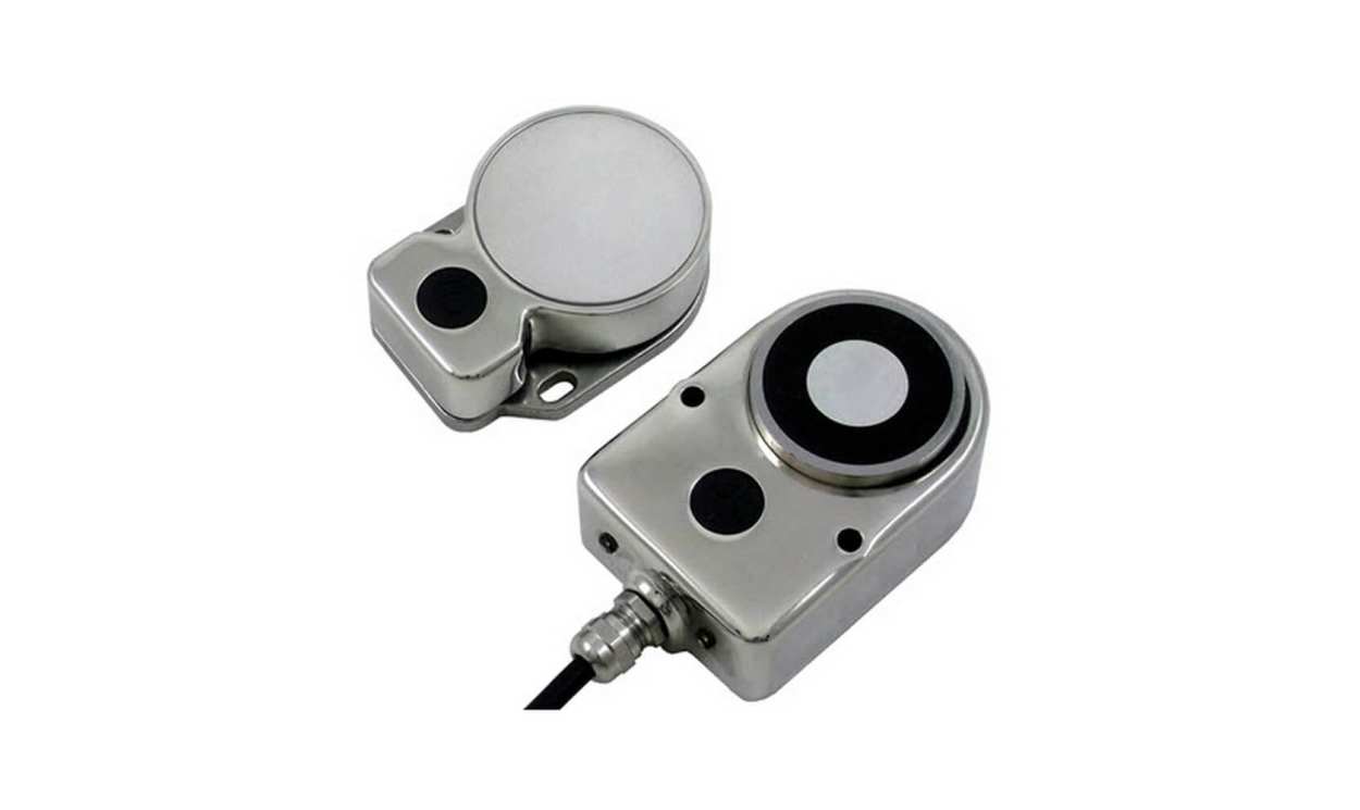 Omron D40ML-SS1-U-M12, D40ML Series Magnetic, RFID Non-Contact Safety Switch, Stainless Steel Housing, 2NC, M12