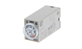Omron H3Y-2 DC24 30S, Plug In Timer Relay, 24V dc, 4-Contact, 30s, 1-Function, DPDT