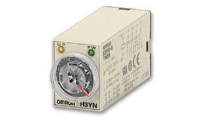 Omron H3YN-41 100-120VAC, Plug In Timer Relay, 100-120V ac, 4-Contact, 0.1 → 600min, 4PDT