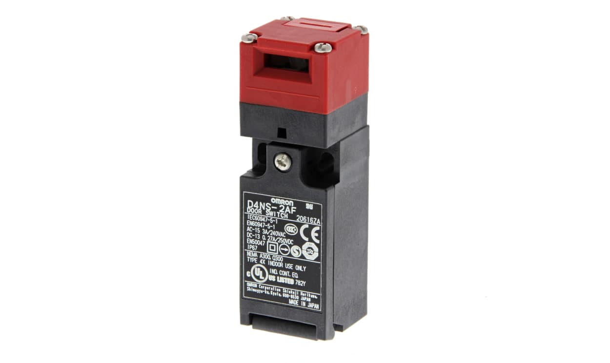Omron D4NS-1FF, D4NS Safety Interlock Switch, 2NC/1NO, Key , Thermosetting Resin, Key