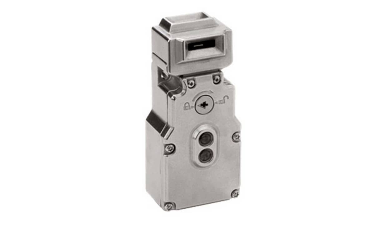 Omron F3S-TGR-KHL1, F3S-TGR Safety Interlock Switch, 2NC/1NO, Key Actuator Included, Stainless Steel, Guard Lock Interlock