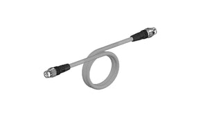 Omron XS5W-T421-BM2-K, , 500mm Cat5e, Light Blue M12 to M12, None, Terminated