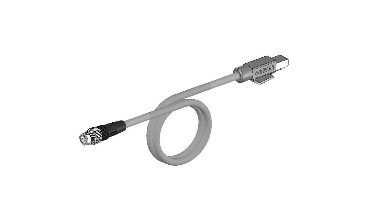 Omron XS5W-T421-EMC-SS, , 3m Cat5e, Black M12 to RJ45, Shielded, Terminated